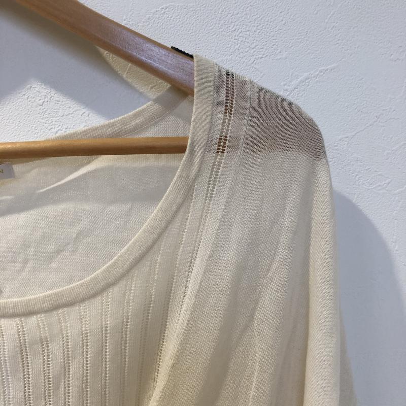 プロポーションボディドレッシング PROPORTION BODY DRESSING ニット、セーター 半袖 FREE 無地 ベージュ / ベージュ / レディース USED 古着 中古 10033056