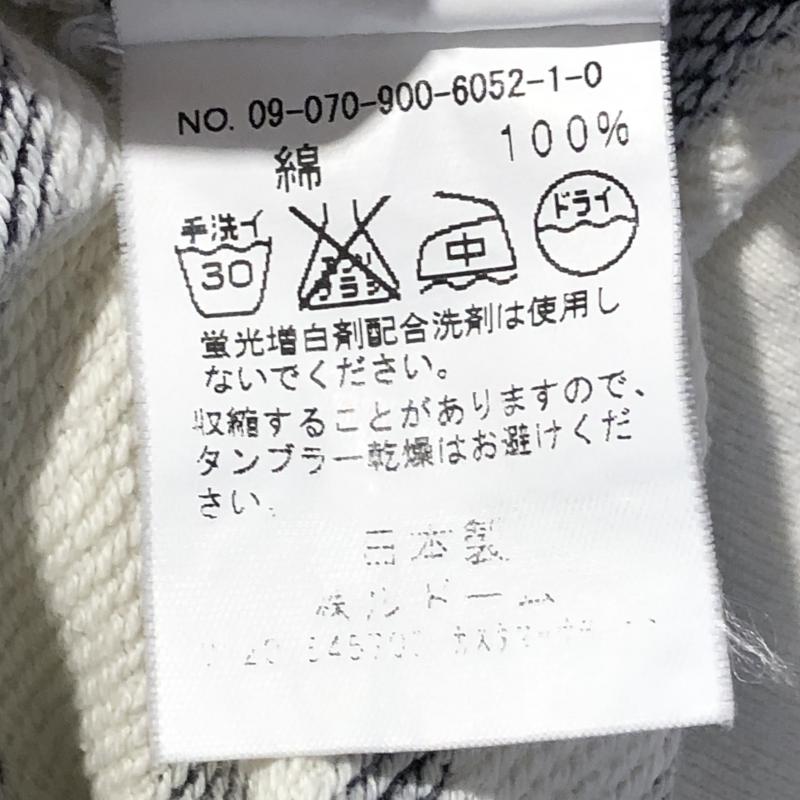 イエナ IENA チュニック 七分袖 ボーダー柄 白 / ホワイト / X 黒 / ブラック / レディース USED 古着 中古 10033060