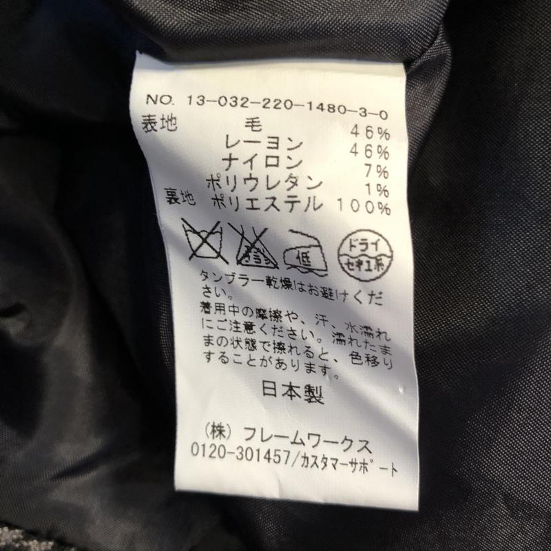 フレームワーク FRAMeWORK パンツ ショートパンツ 38 千鳥格子 灰 / グレー / X 黒 / ブラック / レディース USED 古着 中古 10033068