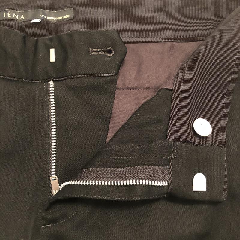 イエナ IENA パンツ スラックス クロップドパンツ 38 無地 黒 / ブラック / レディース USED 古着 中古 10033074