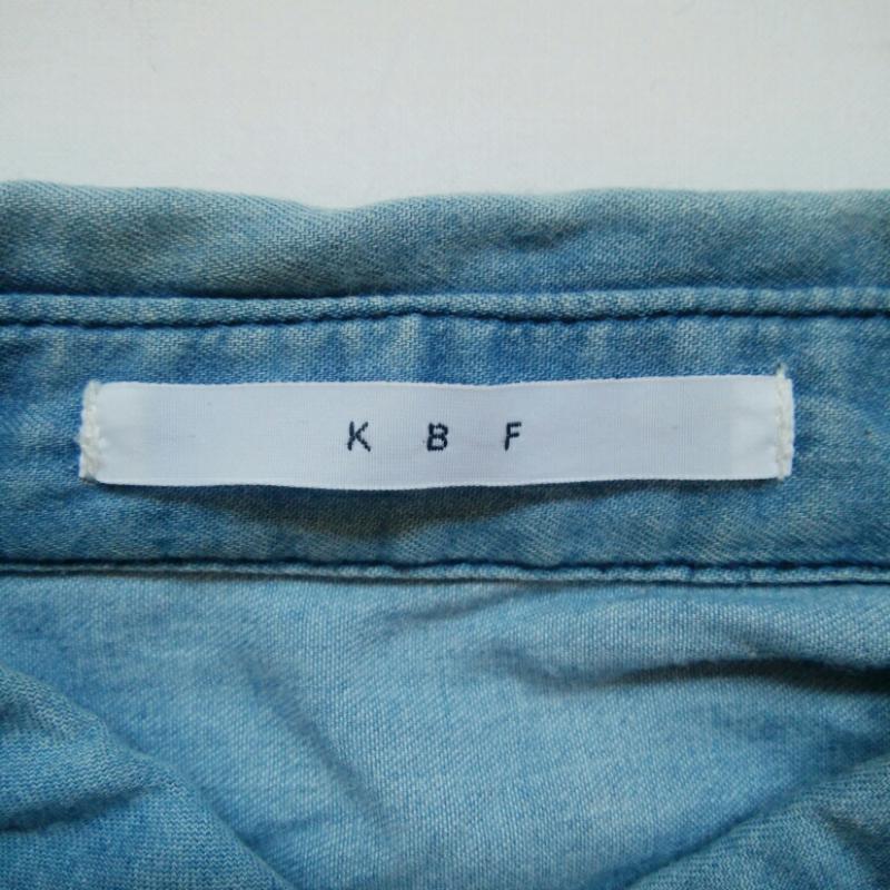 ケービーエフ KBF シャツ、ブラウス 七分袖 FREE 無地 インディゴ / インディゴ / レディース USED 古着 中古 10033092