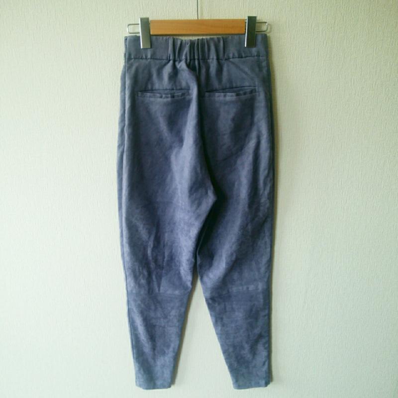 ジーナシス JEANASIS ボトムス ボトムス テーパードパンツ FREE 無地 紫 / パープル / レディース USED 古着 中古 10033094