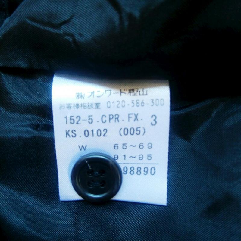 エニファム any Fam パンツ スラックス 3 無地 黒 / ブラック / レディース USED 古着 中古 10033100