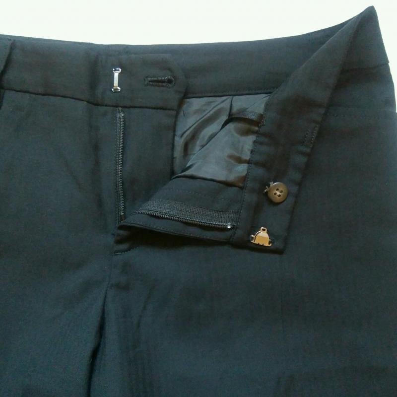 エニファム any Fam パンツ スラックス 3 無地 黒 / ブラック / レディース USED 古着 中古 10033100