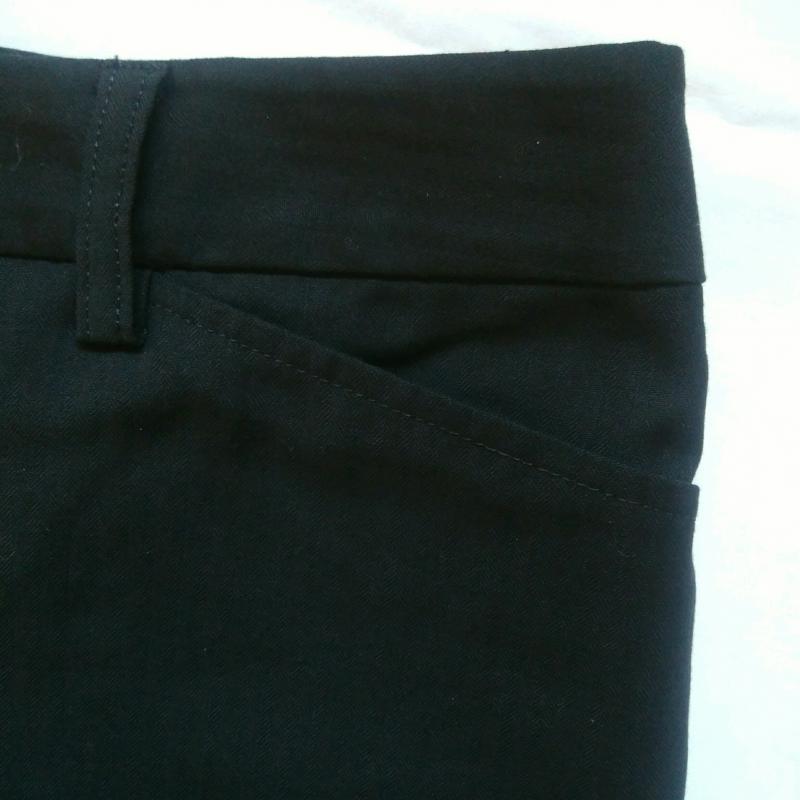 エニファム any Fam パンツ スラックス 3 無地 黒 / ブラック / レディース USED 古着 中古 10033100