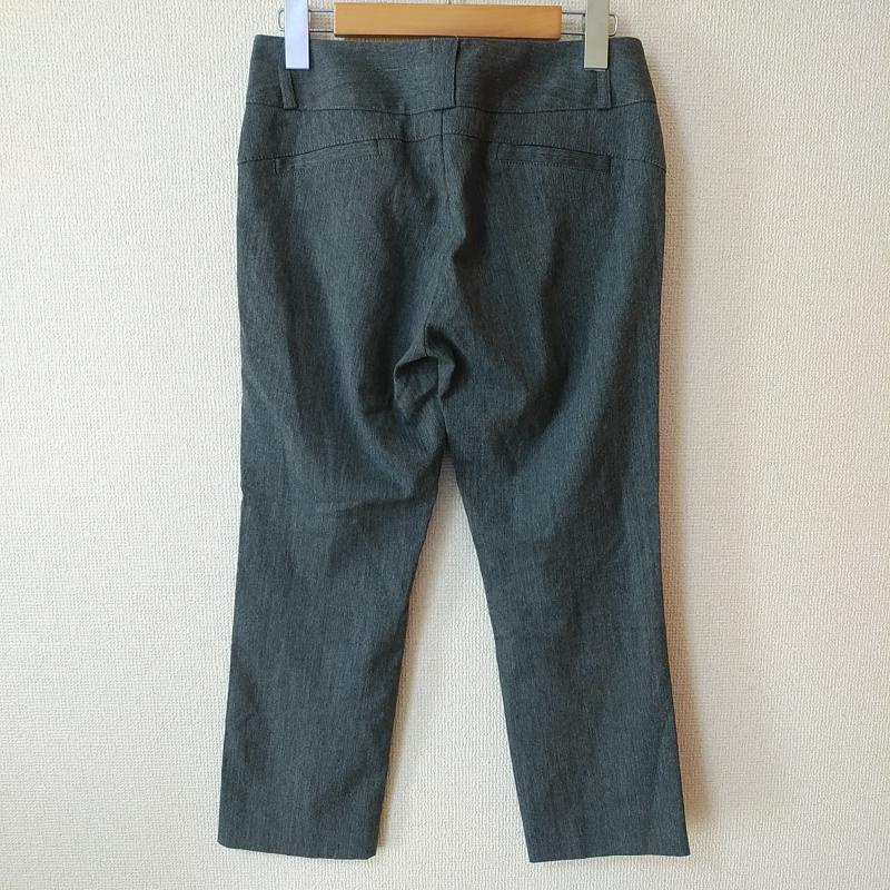 イネド INED パンツ スラックス 7 無地 灰 / グレー / レディース USED 古着 中古 10033122