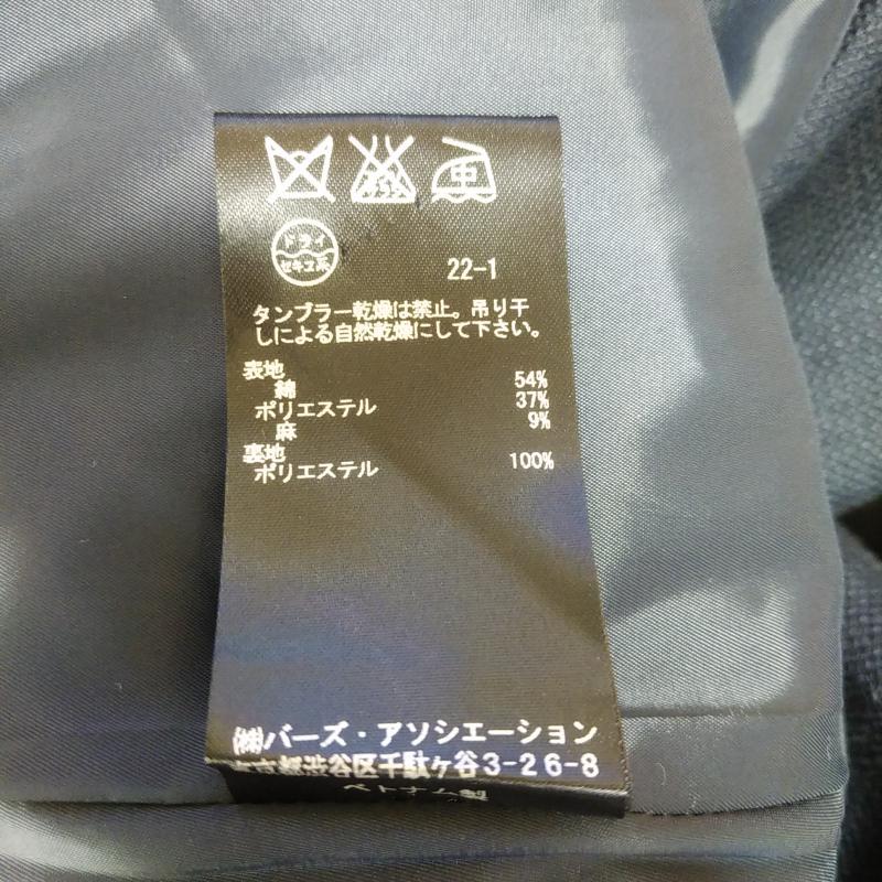 ランゲージ Language ジャケット、上着 ジャケット、ブレザー 38 無地 紺 / ネイビー / レディース USED 古着 中古 10033137
