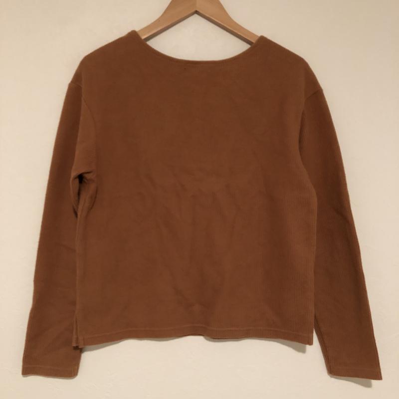カスタネ Kastane カットソー 長袖 リブカットソー FREE 無地 茶 / ブラウン /  レディース USED 古着 中古 10033149