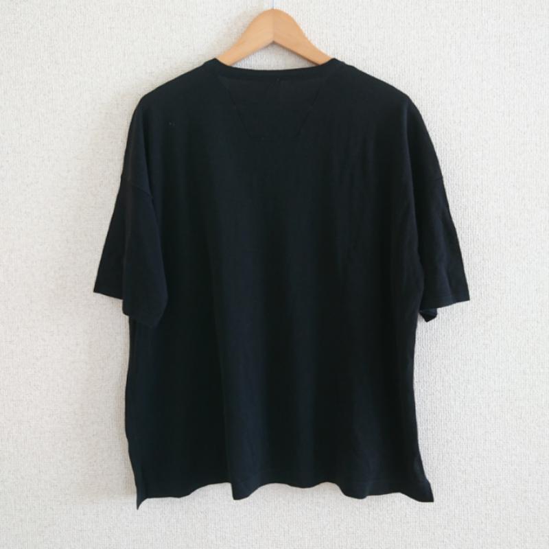 トランナ TRANNA カットソー 半袖 無地 黒 / ブラック /  レディース USED 古着 中古 10033179