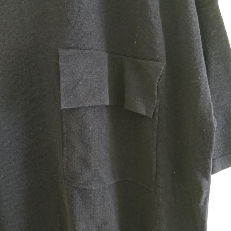 トランナ TRANNA カットソー 半袖 無地 黒 / ブラック /  レディース USED 古着 中古 10033179