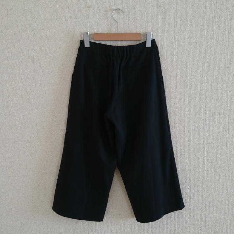 エスプリミュール ESPRITMUR パンツ スラックス ガウチョパンツ 7 無地 黒 / ブラック / レディース USED 古着 中古 10033247