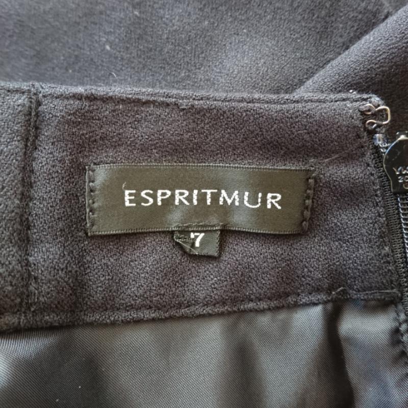 エスプリミュール ESPRITMUR パンツ スラックス ガウチョパンツ 7 無地 黒 / ブラック / レディース USED 古着 中古 10033247