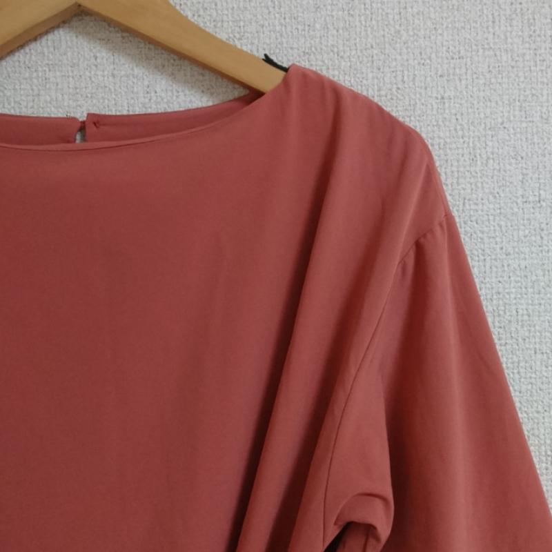 エスプリミュール ESPRITMUR カットソー 七分袖 9 無地 茶 / ブラウン / レディース USED 古着 中古 10033257