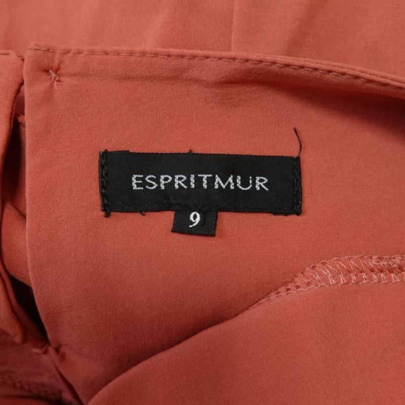 エスプリミュール ESPRITMUR カットソー 七分袖 9 無地 茶 / ブラウン / レディース USED 古着 中古 10033257