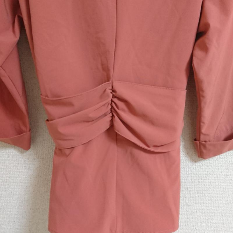 エスプリミュール ESPRITMUR カットソー 七分袖 9 無地 茶 / ブラウン / レディース USED 古着 中古 10033257