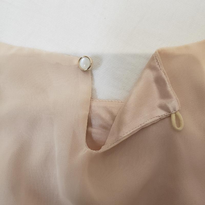 イング INGNI カットソー 半袖 M 無地 桃 / ピンク / X 黒 / ブラック /  レディース USED 古着 中古 10033280