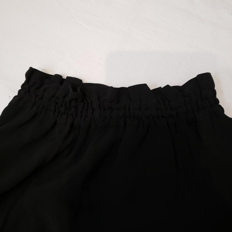 マジェスティックレゴン MAJESTIC LEGON スカート ロングスカート M 無地 黒 / ブラック / レディース USED 古着 中古 10033281