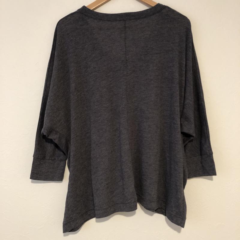 サンバレー SUNVALLY カットソー 長袖 ドルマンスリーブカットソー M 無地 灰 / グレー /  レディース USED 古着 中古 10033302