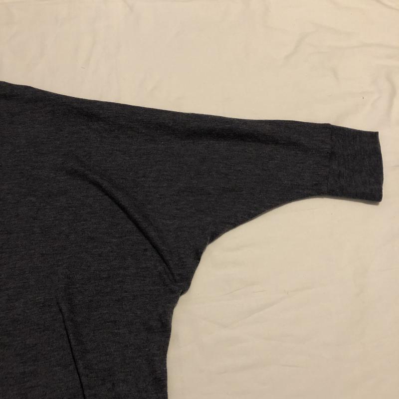 サンバレー SUNVALLY カットソー 長袖 ドルマンスリーブカットソー M 無地 灰 / グレー /  レディース USED 古着 中古 10033302