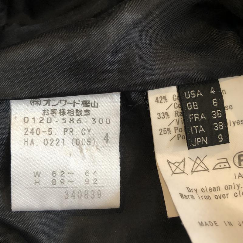 アイシービー ICB パンツ ショートパンツ ツイード ハーフパンツ 4 無地 X 黒 / ブラック / レディース USED 古着 中古 10033317