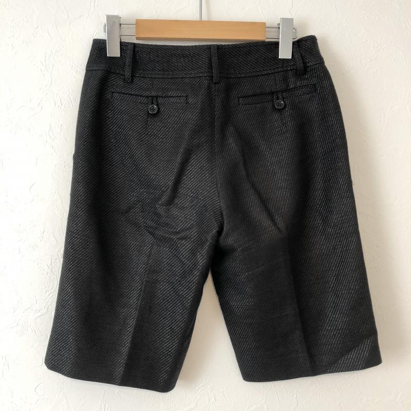 アイシービー ICB パンツ ショートパンツ ツイード ハーフパンツ 4 無地 X 黒 / ブラック / レディース USED 古着 中古 10033317