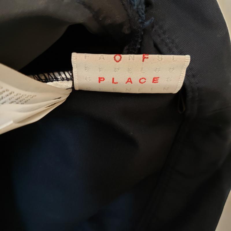 センスオブプレイス SENSEOFPLACE パンツ スラックス 7分丈/ガウチョパンツ/スカーチョ 36 無地 紺 / ネイビー / レディース USED 古着 中古 10033368