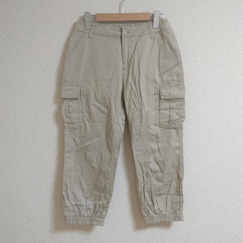 アーノルドパーマータイムレス arnold palmer timeless パンツ チノパン 2 無地 X ワンポイント ベージュ / ベージュ / レディース USED 古着 中古 10033483