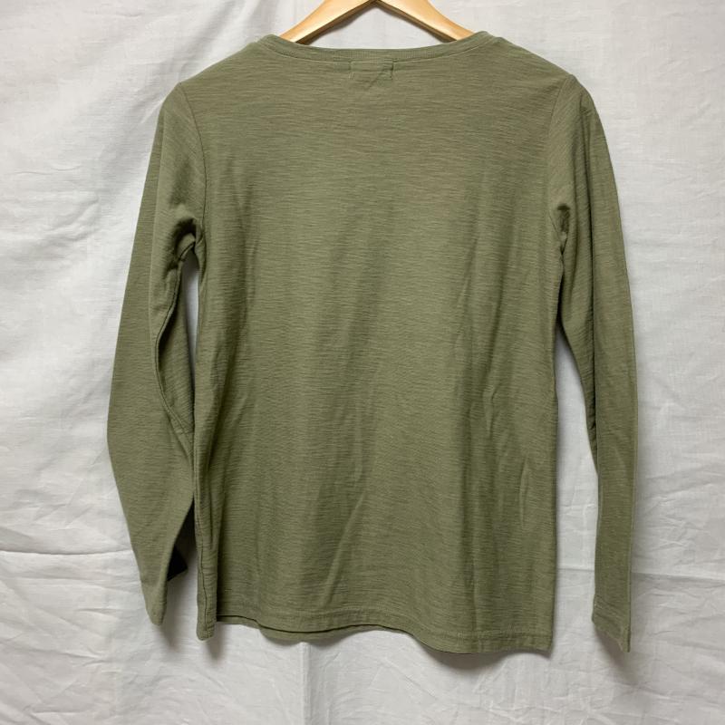 サマンサモスモス Samansa Mos2 カットソー 長袖 M ロゴ、文字 X 無地 緑 / グリーン /  レディース USED 古着 中古 10033484