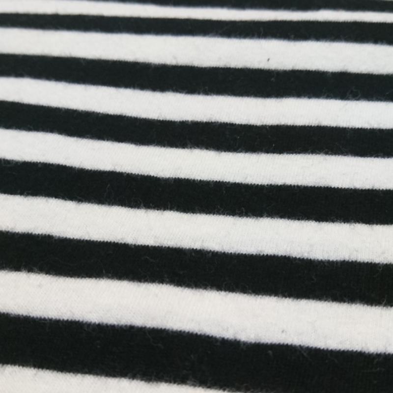 アーノルドパーマー Arnold Palmer カットソー 長袖 2 ボーダー柄 X ワンポイント 白 / ホワイト / X 黒 / ブラック /  レディース USED 古着 中古 10033503