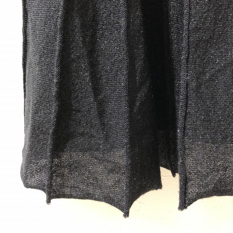 スコットクラブ SCOTCLUB チュニック 七分袖 無地 黒 / ブラック / レディース USED 古着 中古 10033543