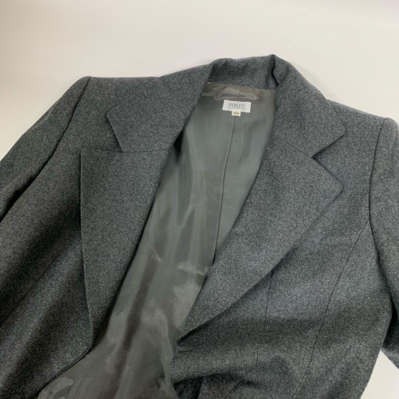 フォクシーブティック FOXEY BOUTIQUE ジャケット、上着 ジャケット、ブレザー 42 無地 灰 / グレー / レディース USED 古着 中古 10033548
