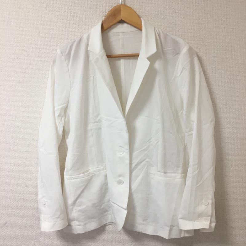 ティティベイト titivate シャツ、ブラウス 長袖 ジャケット風 白シャツ S 無地 白 / ホワイト / レディース USED 古着 中古 10033553