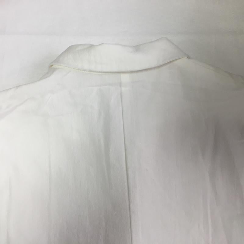ティティベイト titivate シャツ、ブラウス 長袖 ジャケット風 白シャツ S 無地 白 / ホワイト / レディース USED 古着 中古 10033553