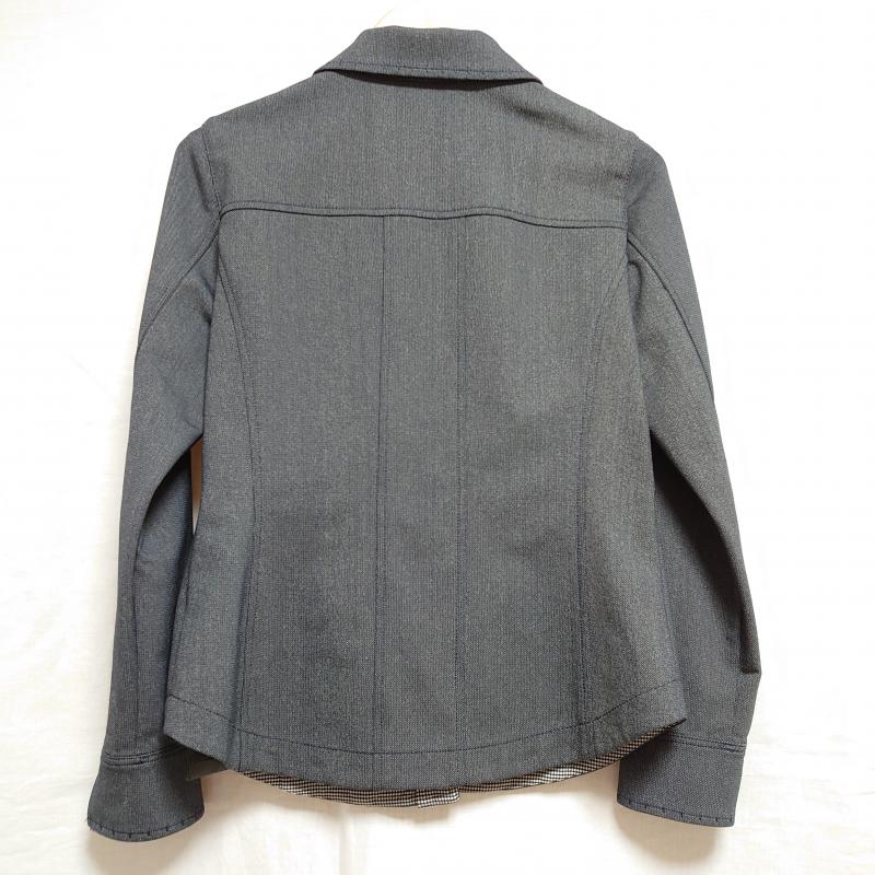 ヌオヴォクアランタ nuovo quaranta シャツ、ブラウス 長袖 7号 無地 X 黒 / ブラック / レディース USED 古着 中古 10033604