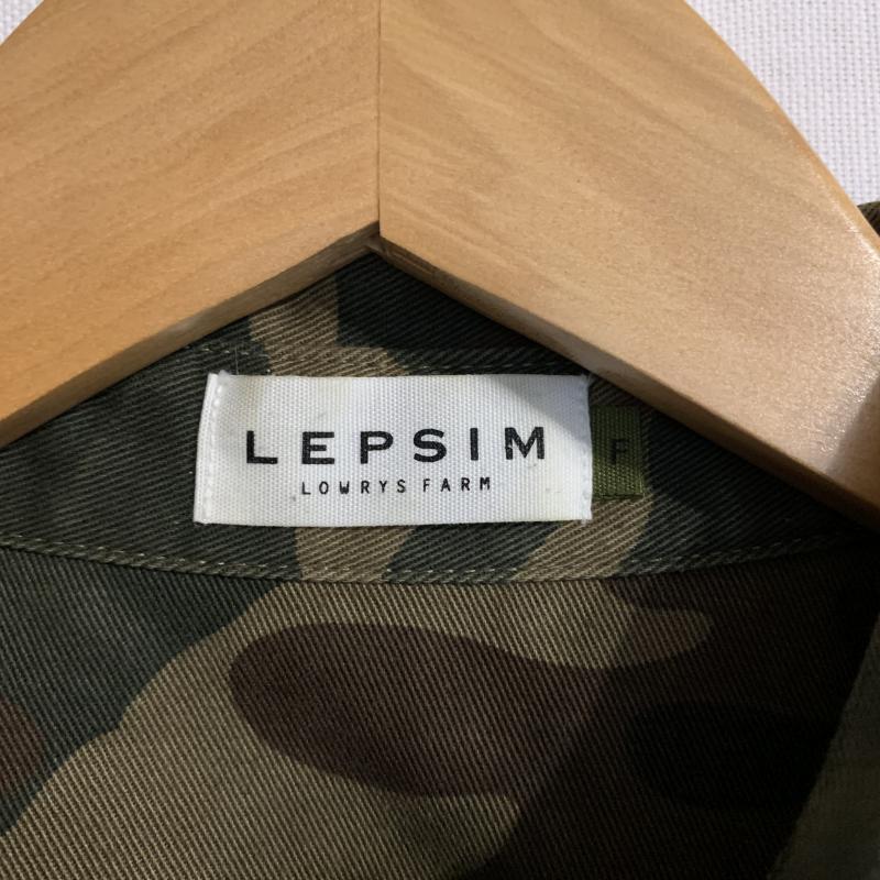 レプシィム LEPSIM シャツ、ブラウス 長袖 FREE カモフラージュ柄・迷彩 カーキ / カーキ / X 茶 / ブラウン / X 緑 / グリーン / レディース USED 古着 中古 10033643