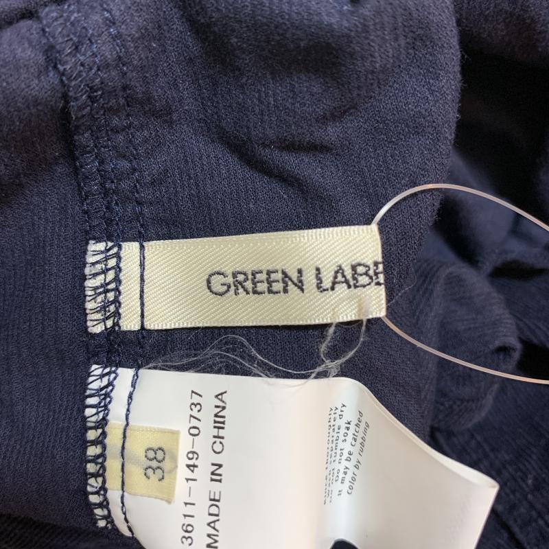 グリーンレーベルリラクシング green label relaxing シャツ、ブラウス 長袖 38 無地 紺 / ネイビー / レディース USED 古着 中古 10033644