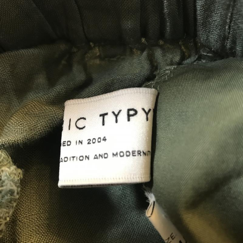 チャオパニックティピー CIAOPANIC TYPY パンツ スラックス 要確認 M 無地 緑 / グリーン / レディース USED 古着 中古 10033650