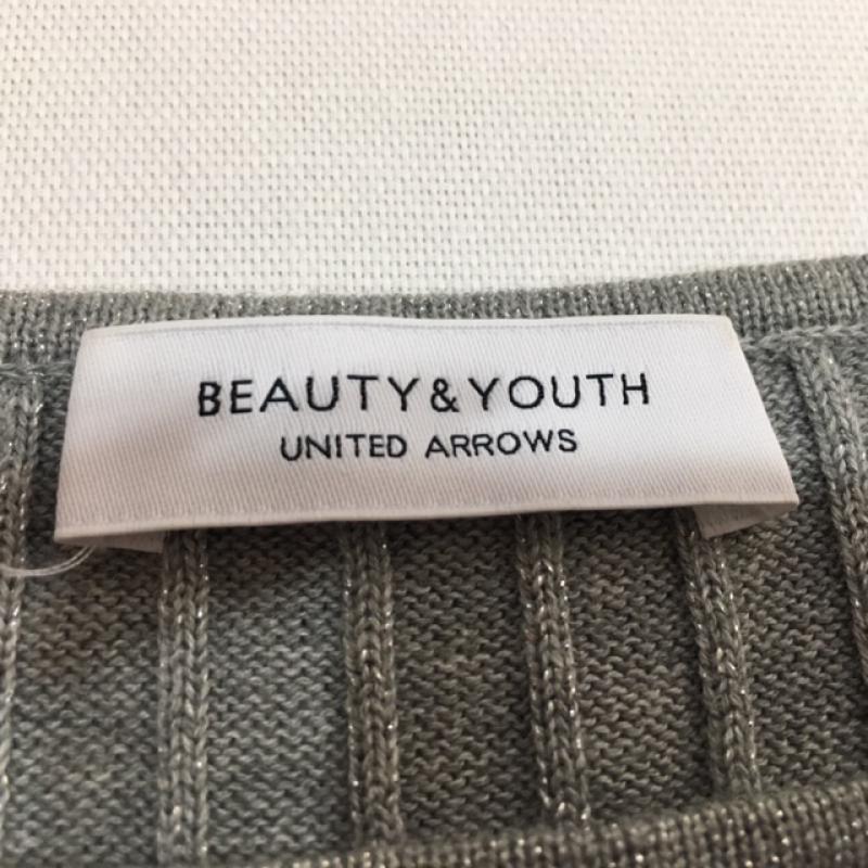 ビューティアンドユースユナイテッドアローズ BEAUTY&YOUTH UNITED ARROWS ニット、セーター 長袖 M 灰 / グレー / レディース USED 古着 中古 10033662