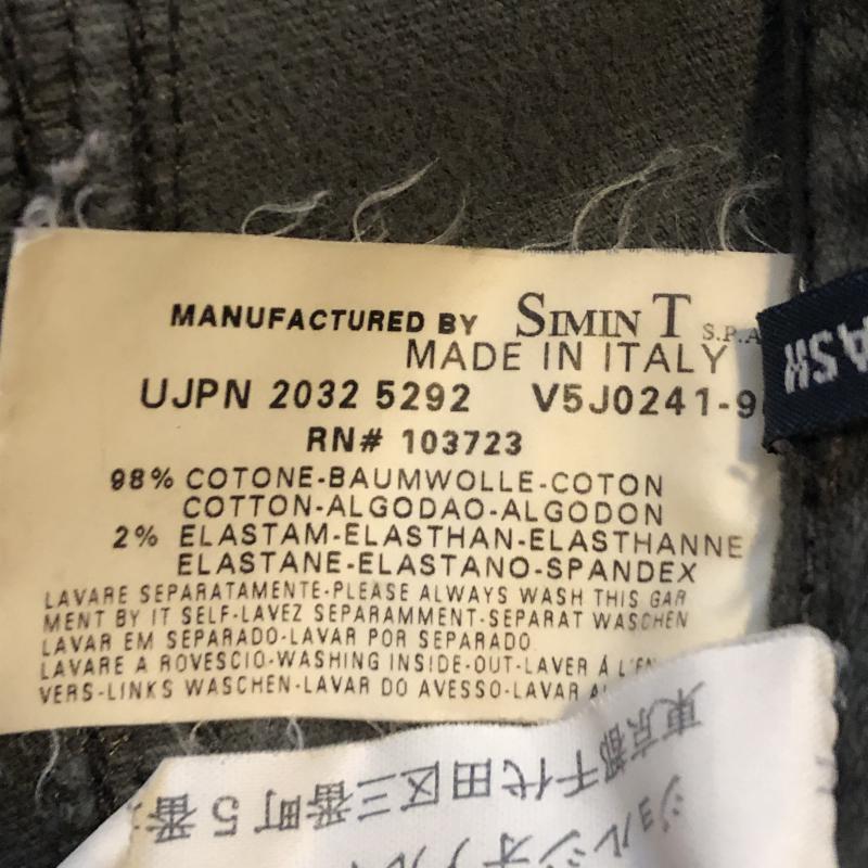 アルマーニジーンズ ARMANI JEANS パンツ スラックス 無地 X 灰 / グレー / レディース USED 古着 中古 10033695