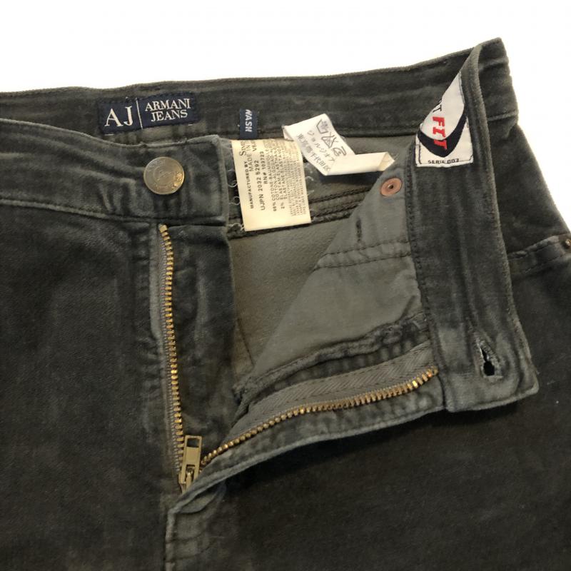 アルマーニジーンズ ARMANI JEANS パンツ スラックス 無地 X 灰 / グレー / レディース USED 古着 中古 10033695