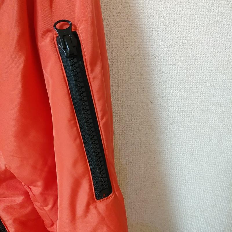 ロデオクラウンズ Rodeo Crowns ジャケット、上着 ジャンパー、ブルゾン トグルボタン付き 2 無地 橙 / オレンジ / X 黒 / ブラック / レディース USED 古着 中古 10033745