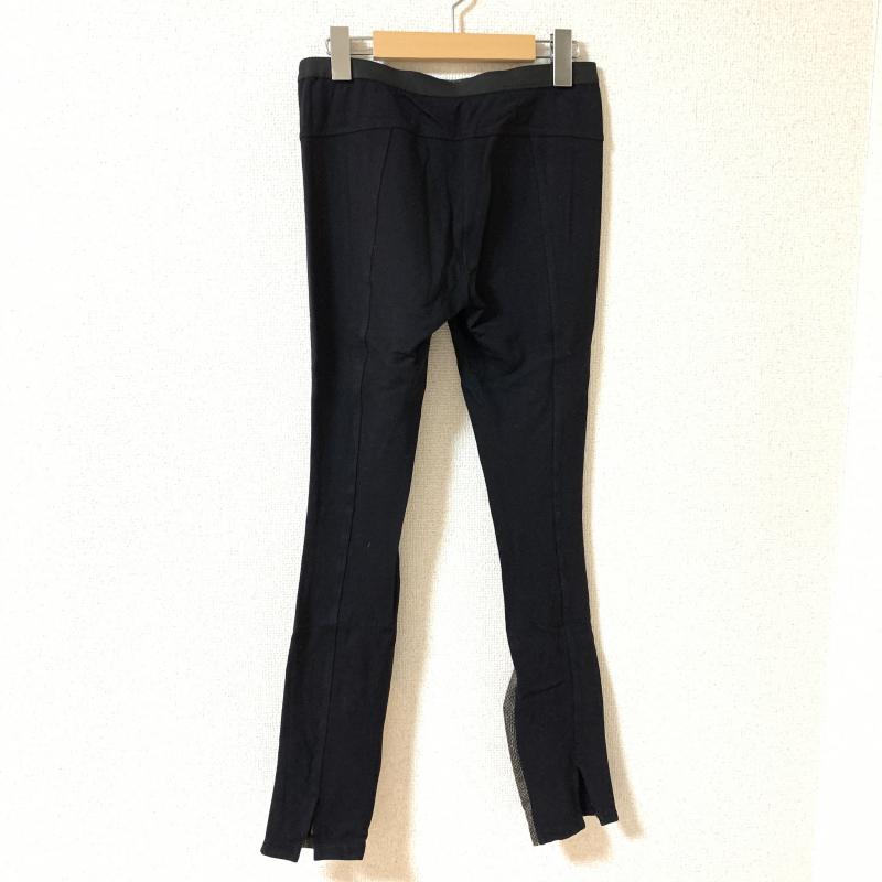 ビーシービージーマックスアズリア BCBGMAXAZRIA パンツ スラックス 裾スリット/バイカラー/素材切り替え/ストレッチ XS 無地 X ヘビ柄 黒 / ブラック / X ベージュ / ベージュ / メンズ USED 古着 中古 10033771