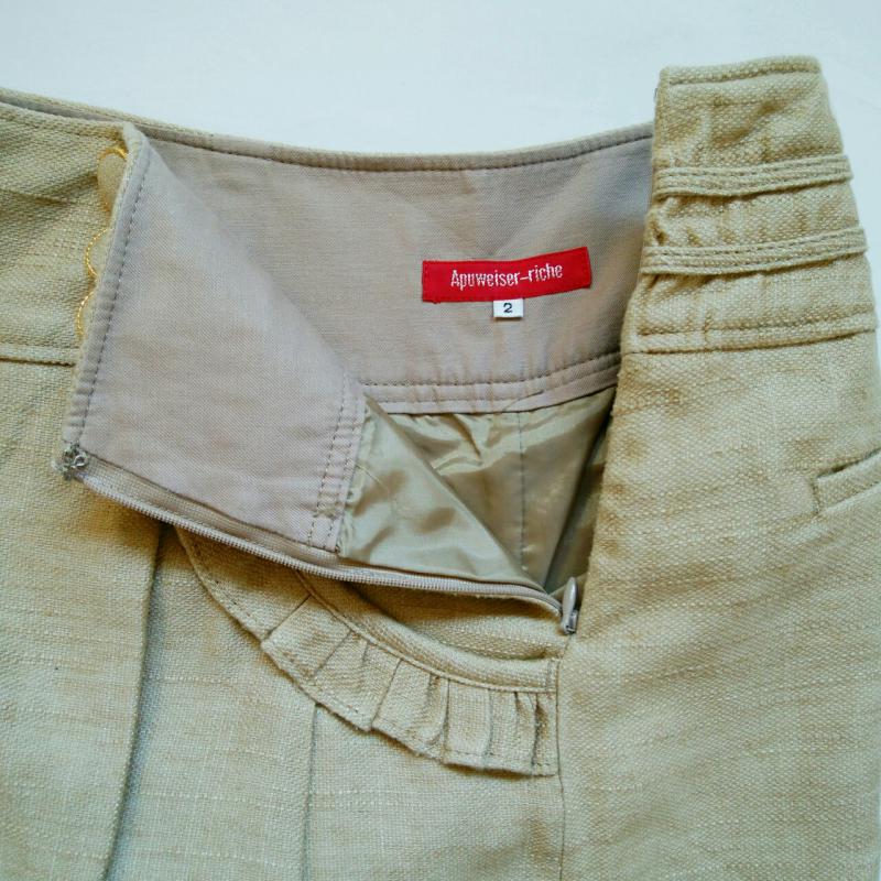 アプワイザー・リッシェ Apuweiser-riche パンツ ショートパンツ 2 ベージュ / ベージュ / レディース USED 古着 中古 10033787