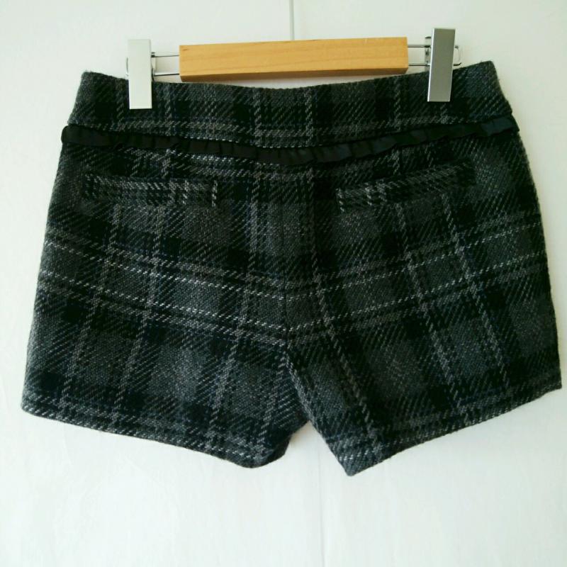 ジル バイ ジルスチュアート JILL by JILLSTUART パンツ ショートパンツ M チェック 灰 / グレー / レディース USED 古着 中古 10033788