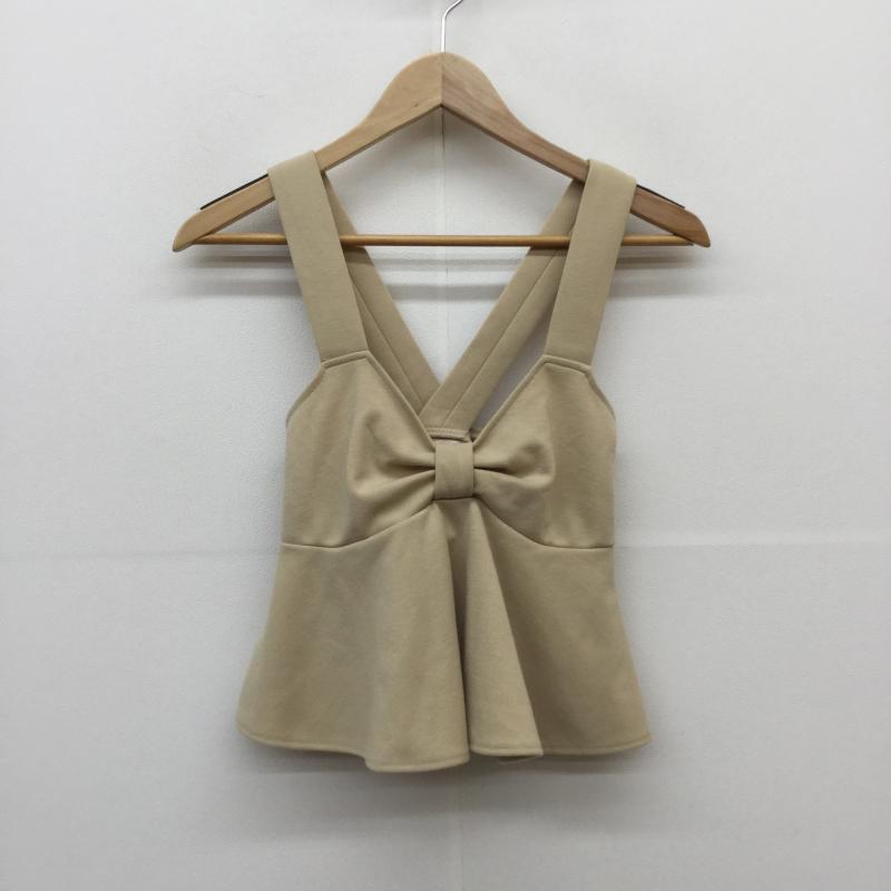 セシルマクビー CECIL McBEE トップス トップス M ベージュ / ベージュ / レディース USED 古着 中古 10033946