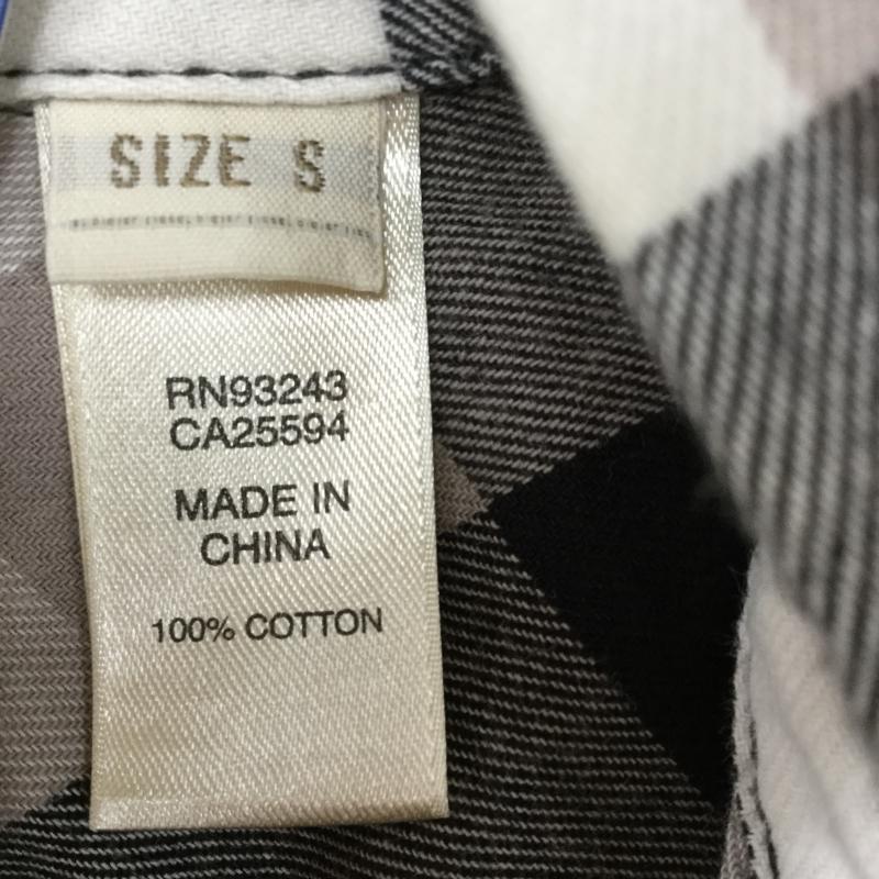 ディーゼル DIESEL シャツ、ブラウス 長袖 S チェック 白 / ホワイト / X 黒 / ブラック / X 灰 / グレー / メンズ USED 古着 中古 10033951