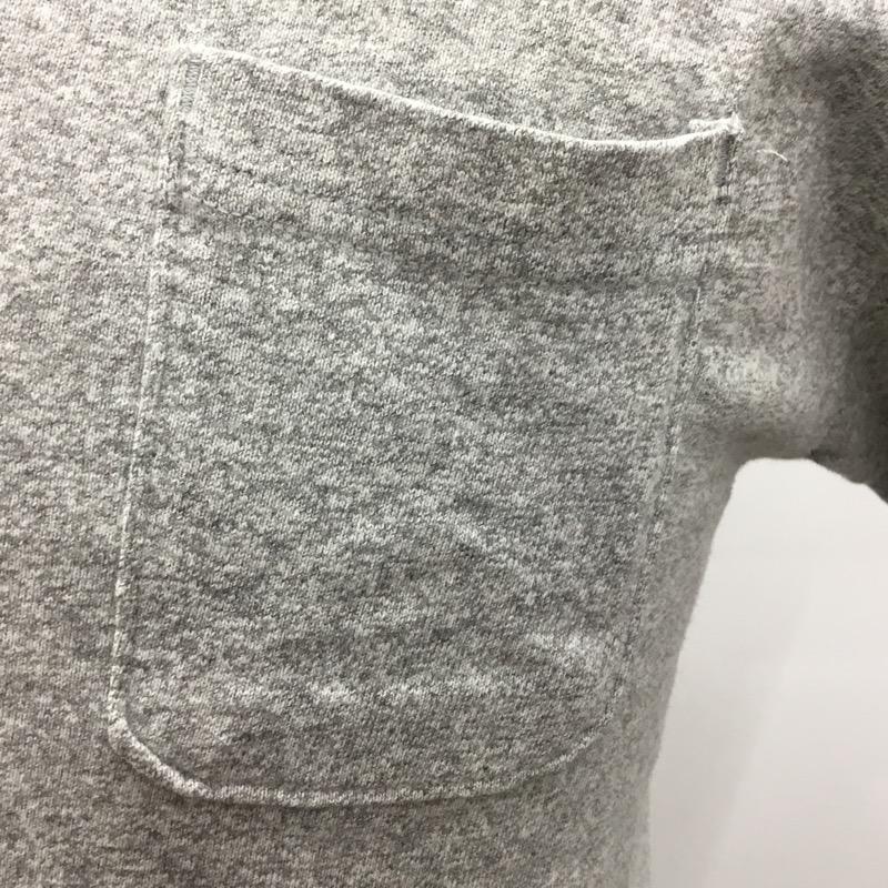 チャンピオン Champion Tシャツ 半袖 無地 ワンポイント S 無地 X ワンポイント 灰 / グレー / メンズ USED 古着 中古 10033986