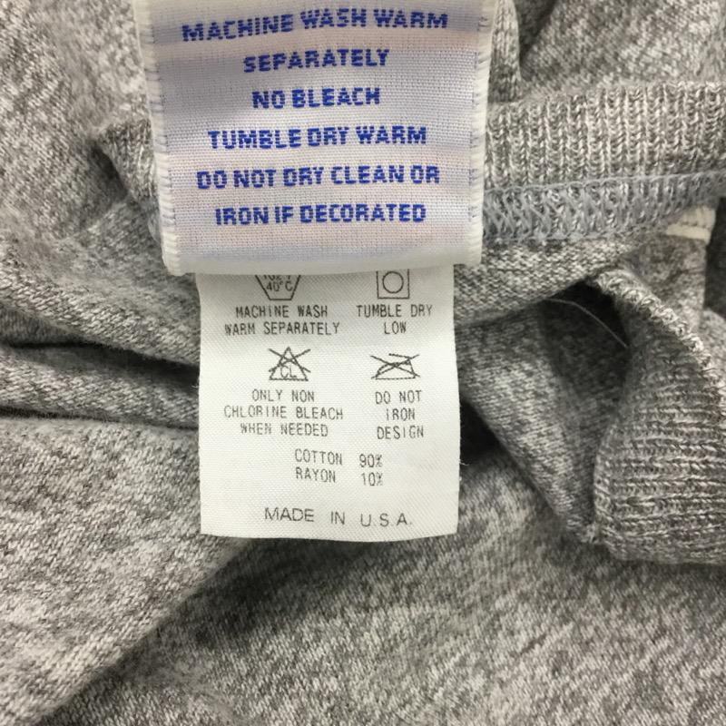 チャンピオン Champion Tシャツ 半袖 無地 ワンポイント S 無地 X ワンポイント 灰 / グレー / メンズ USED 古着 中古 10033986