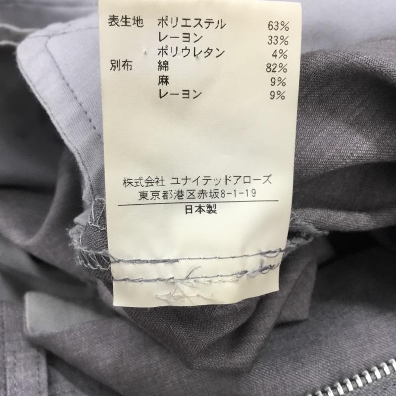 アナザーエディションクロア ANOTHEREDITION.CROIX ボトムス ボトムス ハーフパンツ 無地 S 無地 灰 / グレー / レディース USED 古着 中古 10034089