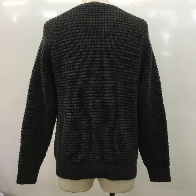キナシサイクル KINASHI CYCLE ニット、セーター 長袖 M 無地 チャコールグレー / チャコールグレー / メンズ USED 古着 中古 10034206